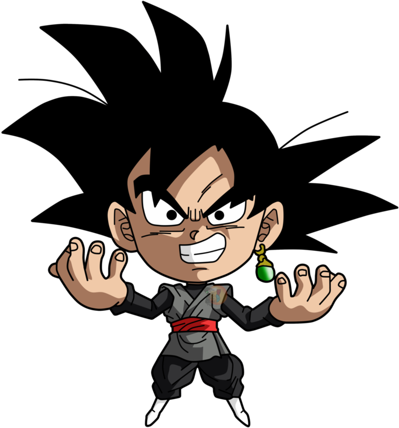 Black Goku Chibi - Imagenes De Black Goku Chibi (873x915)