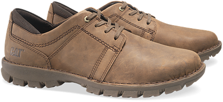 Full Grain Leather Upper• Nylon Mesh Lining• Nylon - Caterpillar Men's Fashion Sneakers Caden Shoe Brown (445x367)