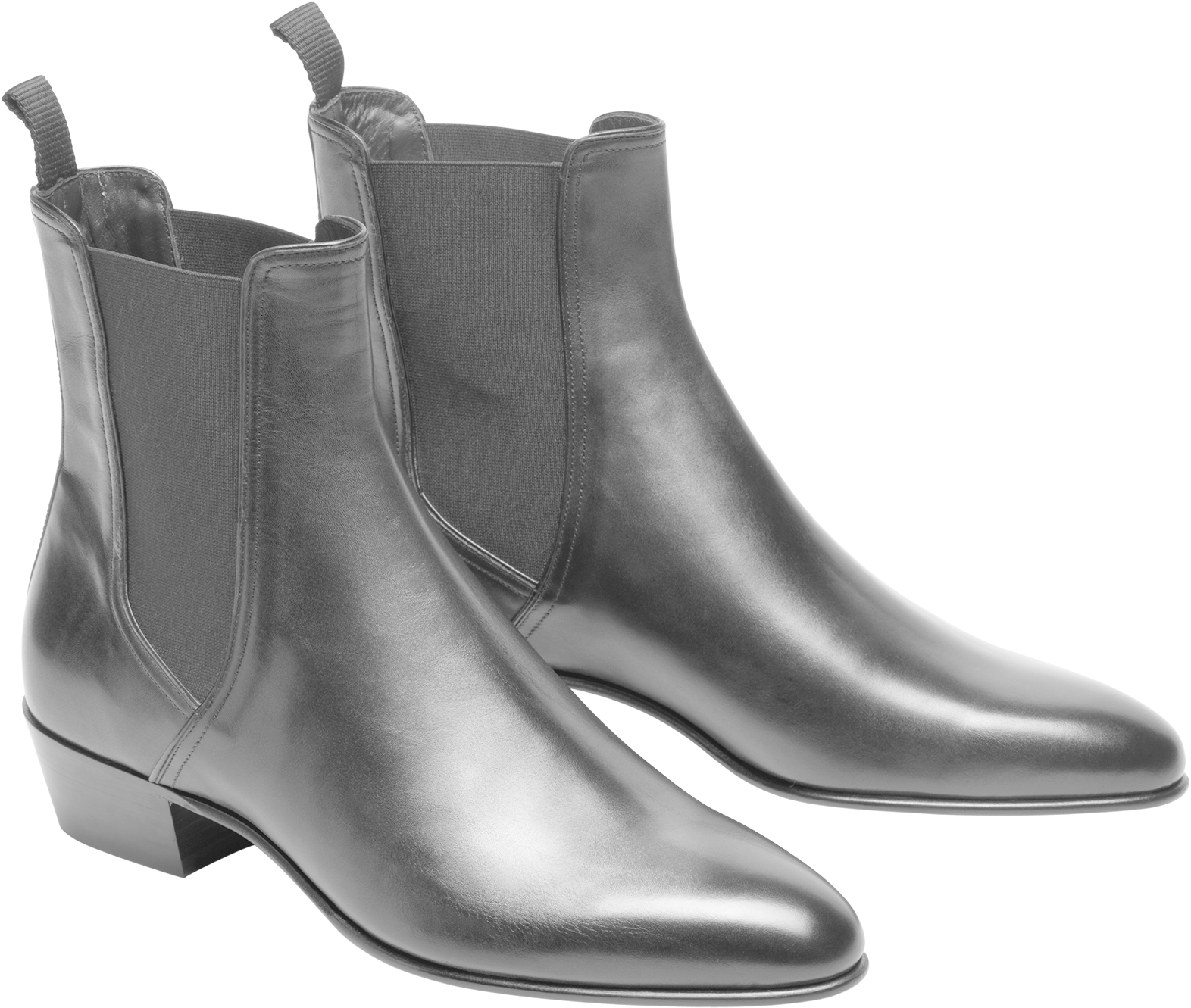 Calf Leather Chelsea Boots - Black Leather Chelsea Boots Png (2048x1509)