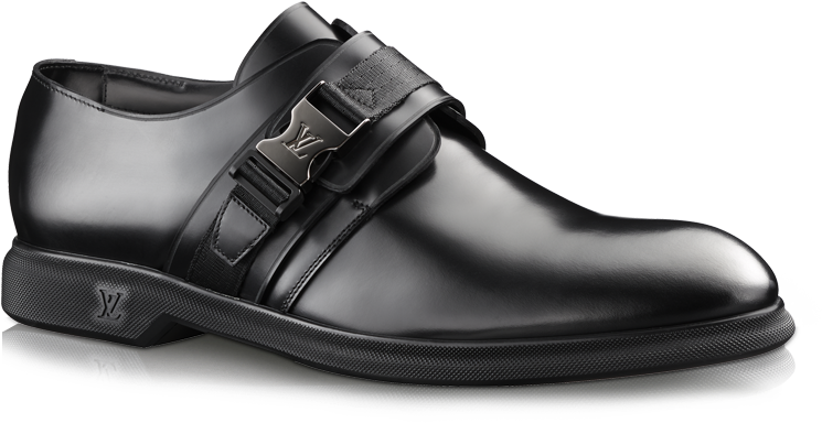 Sandstone Buckle Shoe In Glazed Calf This Original - Shoe (900x900)