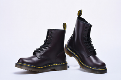 Sale Online Ankle Boots Dr Fashion 8 Eye Classic Airwair - Real Leather Men's Fashion-mid Calf Boots Lace Up Shoes (500x612)