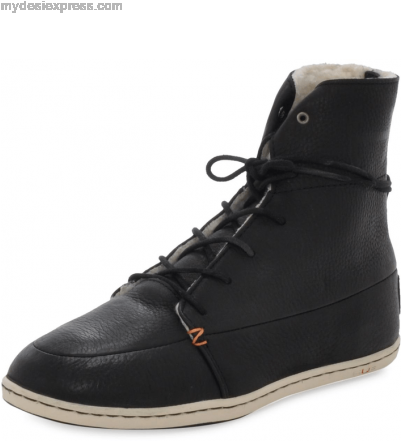 Sale Women's Hub Footwear Song Leather/wool Black - Matalat Kumisaappaat (400x500)