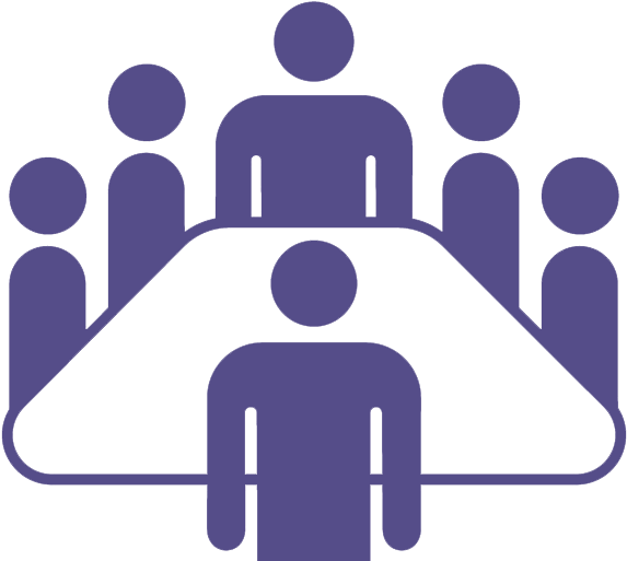 Participants Will Learn How To Increase A Group's Commitment - Employee Engagement Icon Blue (600x530)