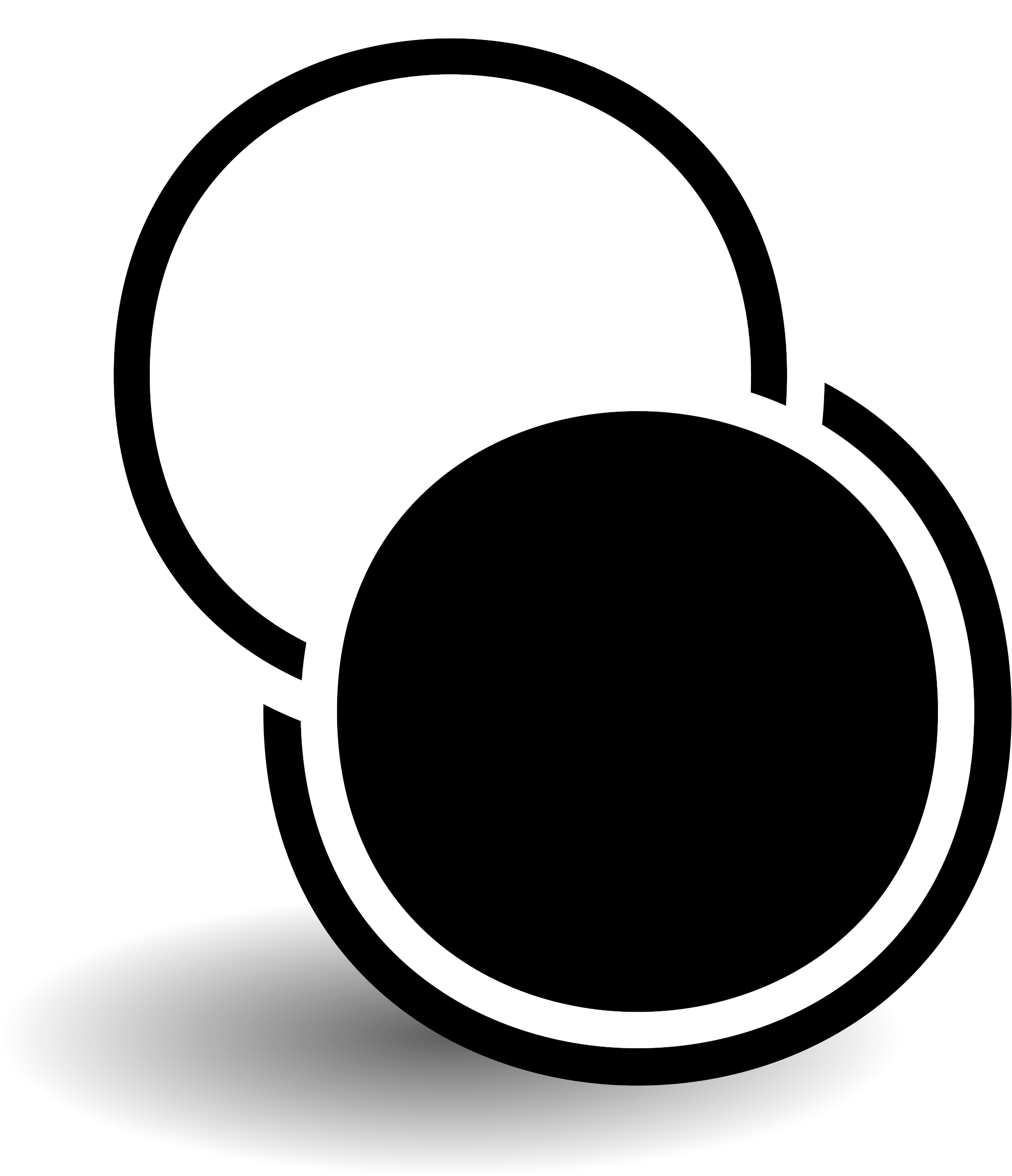 Big Image - Círculo Preto E Branco (2400x2400)