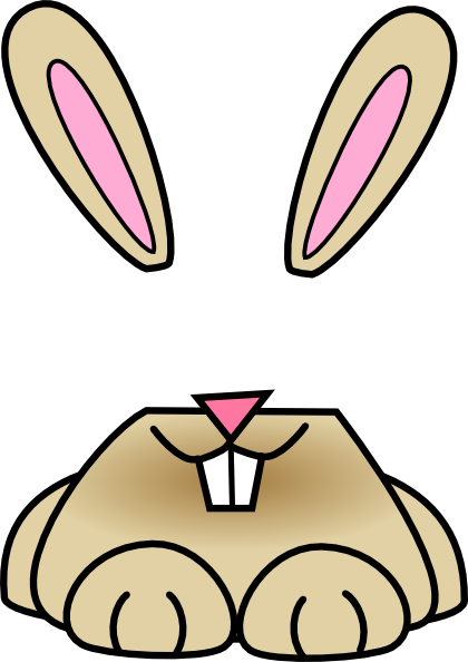 There Is 17 White Twister Free Cliparts All Used For - Rabbit Ears Clip Art (420x594)