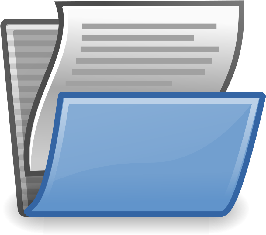 This Free Clip Arts Design Of Tango Document Open - Document File Clipart (900x900)