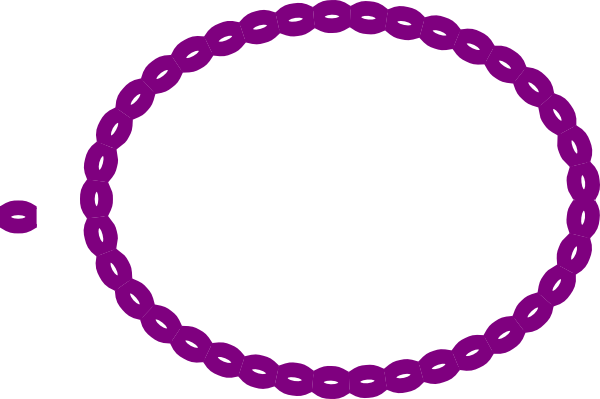 Purple - Clip - Art - Border - Purple Circle Frame Clipart (600x399)