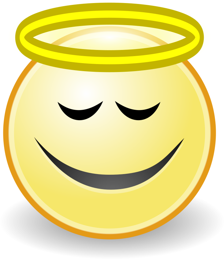 This Free Clip Arts Design Of Tango Face Angel - Clip Art (900x900)