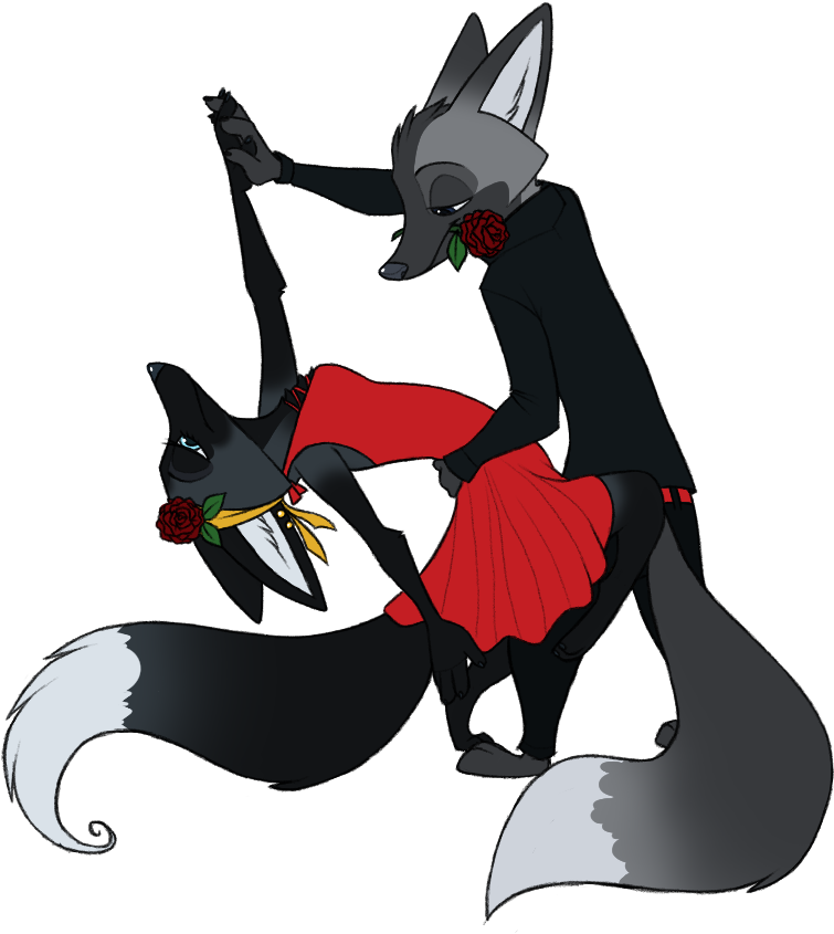 A Swift Tango By Wiwolf - Cartoon (806x866)