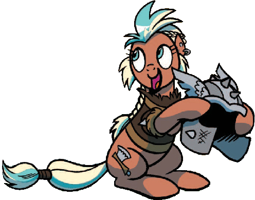Brendahickey, Cocoa Axe, Cute, Ear Piercing, Earring, - Cartoon (496x389)