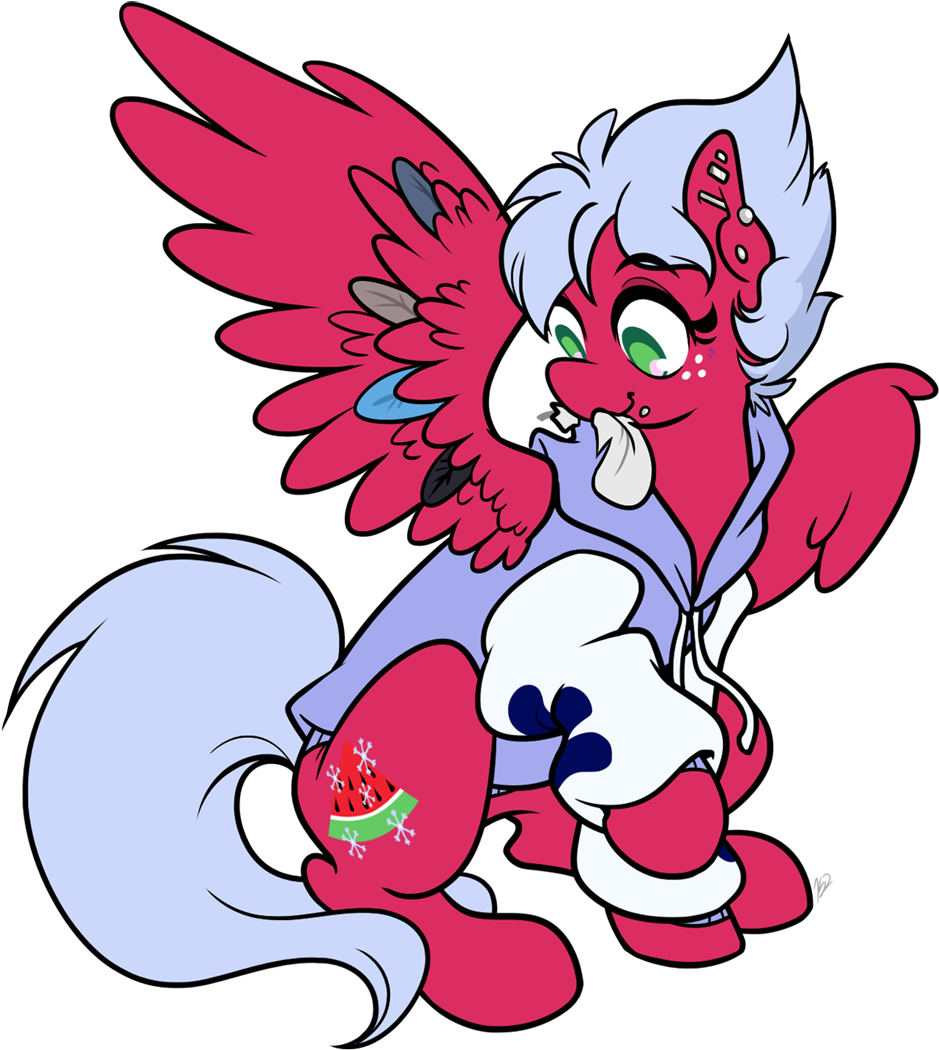 Egophiliac, Clothes, Ear Piercing, Earring, Feather, - Cartoon (960x1073)