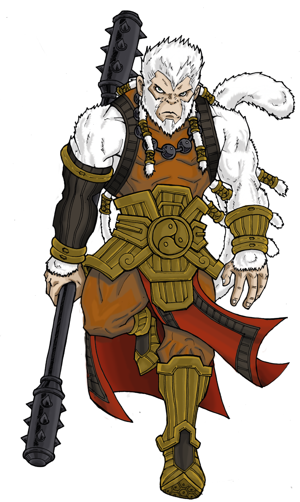 Drawing Painting Line Art Sun Wukong - Drawing Painting Line Art Sun Wukong (1024x1715)