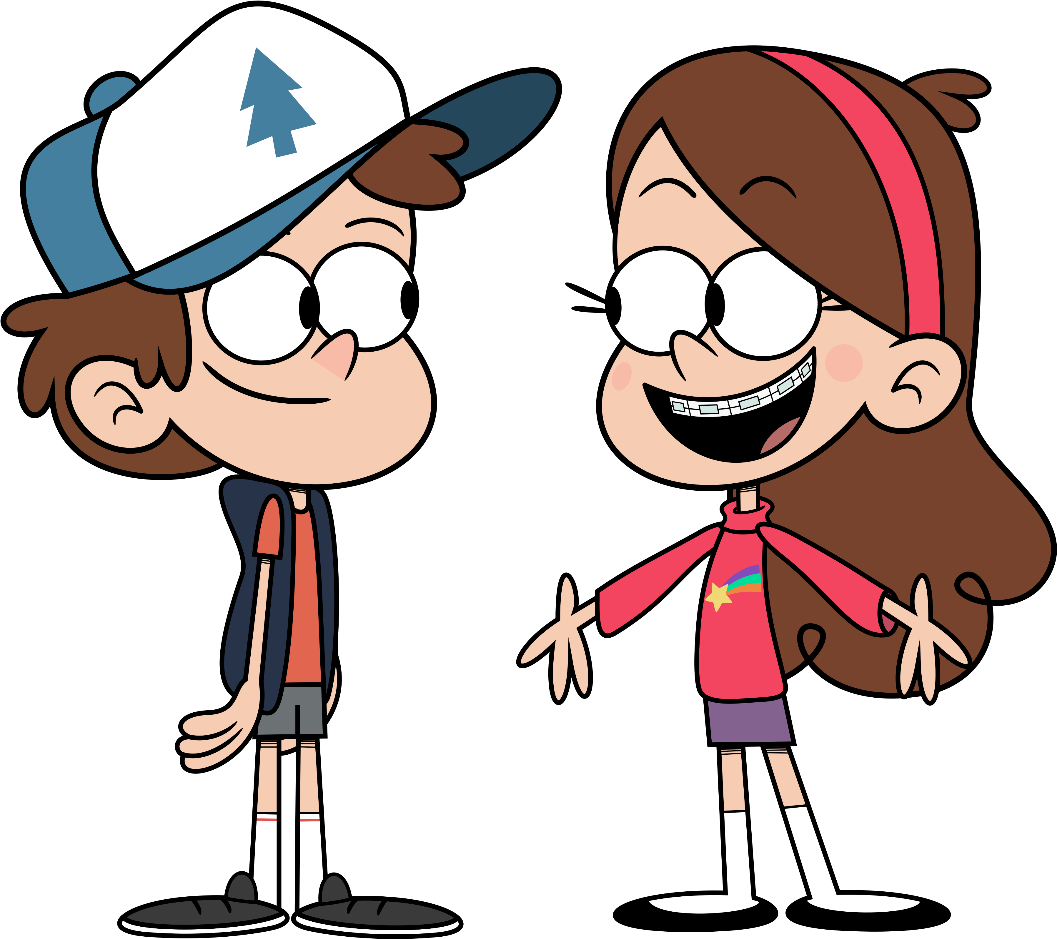 Dipper And Mabel - Dipper Pines Loud House (4000x3400)