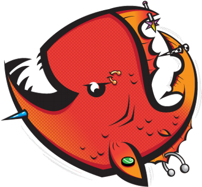 Red Piranha Piercing - Design (400x400)