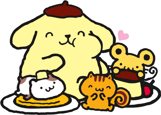 Sanrio Characters Pompompurin Muffin Bagel Scone Image001 - Pompompurin Thanksgiving (543x402)