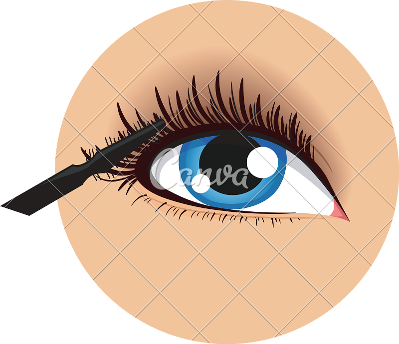 Eye Mascara Beauty Cosmetic Icon - Mascara (800x690)