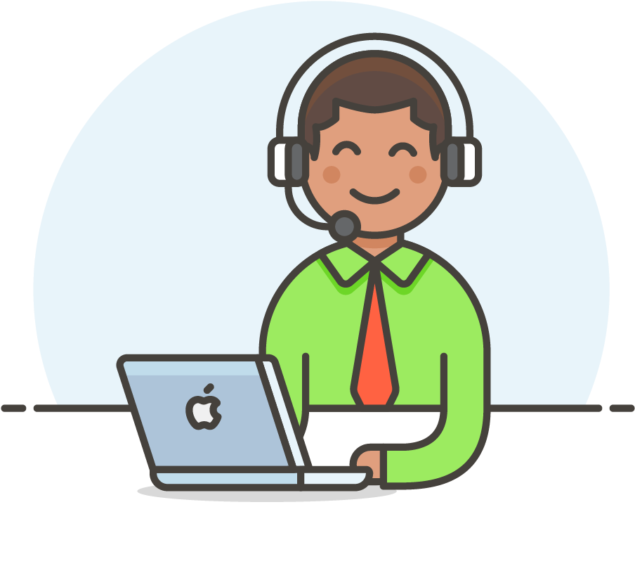 Customer Service Man Icon - Icon Customer Svg (1025x1148)