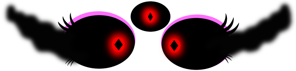 Bloodmoon's Black, Soul Piercing Eyes By Ra1nb0wk1tty - Circle (1024x247)