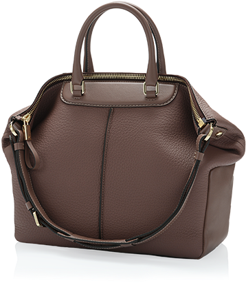 Tod Miky Mid Leather Bowler Bag Brown Sale,tods Outlet - Handbag (400x520)