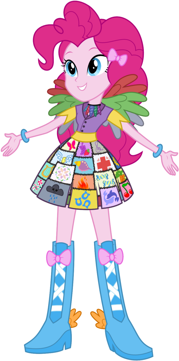 Cupcakes Pinkie Pie By Reitanna-seishin - Mlp Pinkie Pie Human (637x1255)