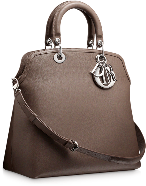 Dove Grey Deerskin Leather 'dior Granville' Bag - Christian Dior Se (600x660)