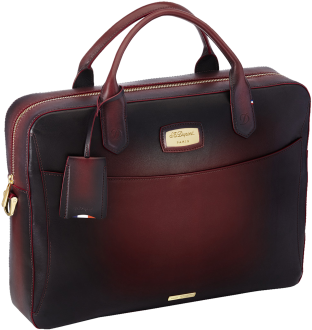 Document Holder, Leather Gold Finishes - Porte-documents Cuir Finition (400x400)