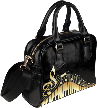 Interestprint Music Note Piano Pu Leather Shoulder - Snoopy Women Shoulder Handbag (500x500)