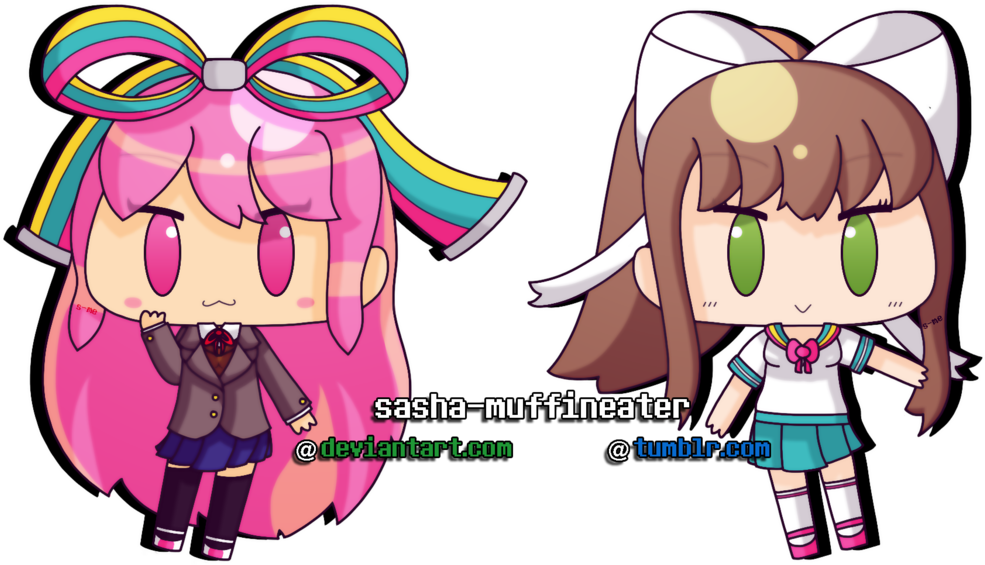 [cross Over] Doki Doki Glitch Club By Sasha Muffineater - Giffany Doki Doki Literature Club (1024x585)
