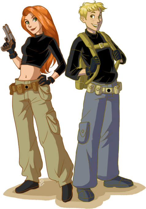 Kim And Ron By Andythelemon - Kim Possible And Ron Stoppable Costume (500x743)