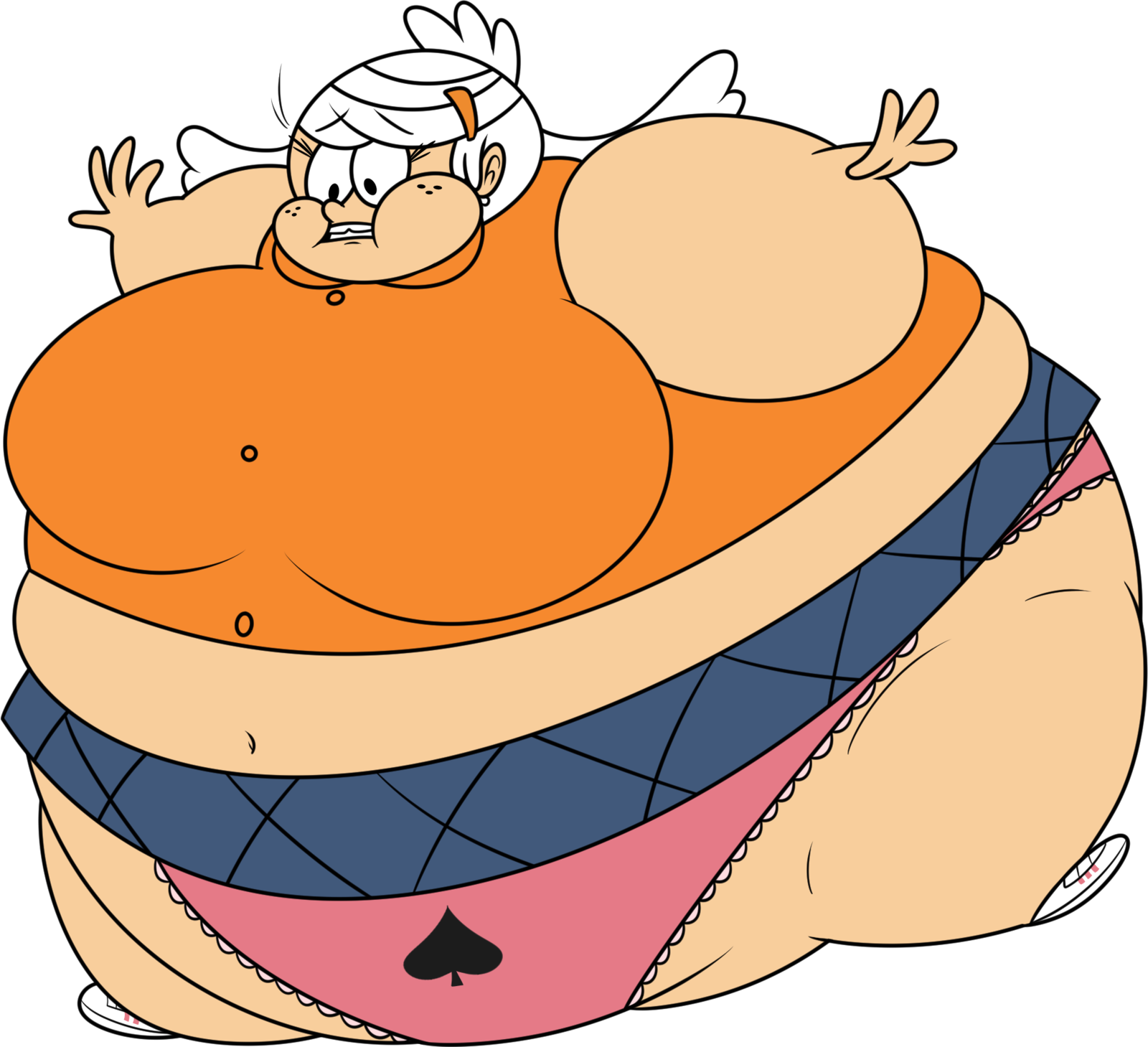 Levitating Linka - Loud House Fat (1600x1459)