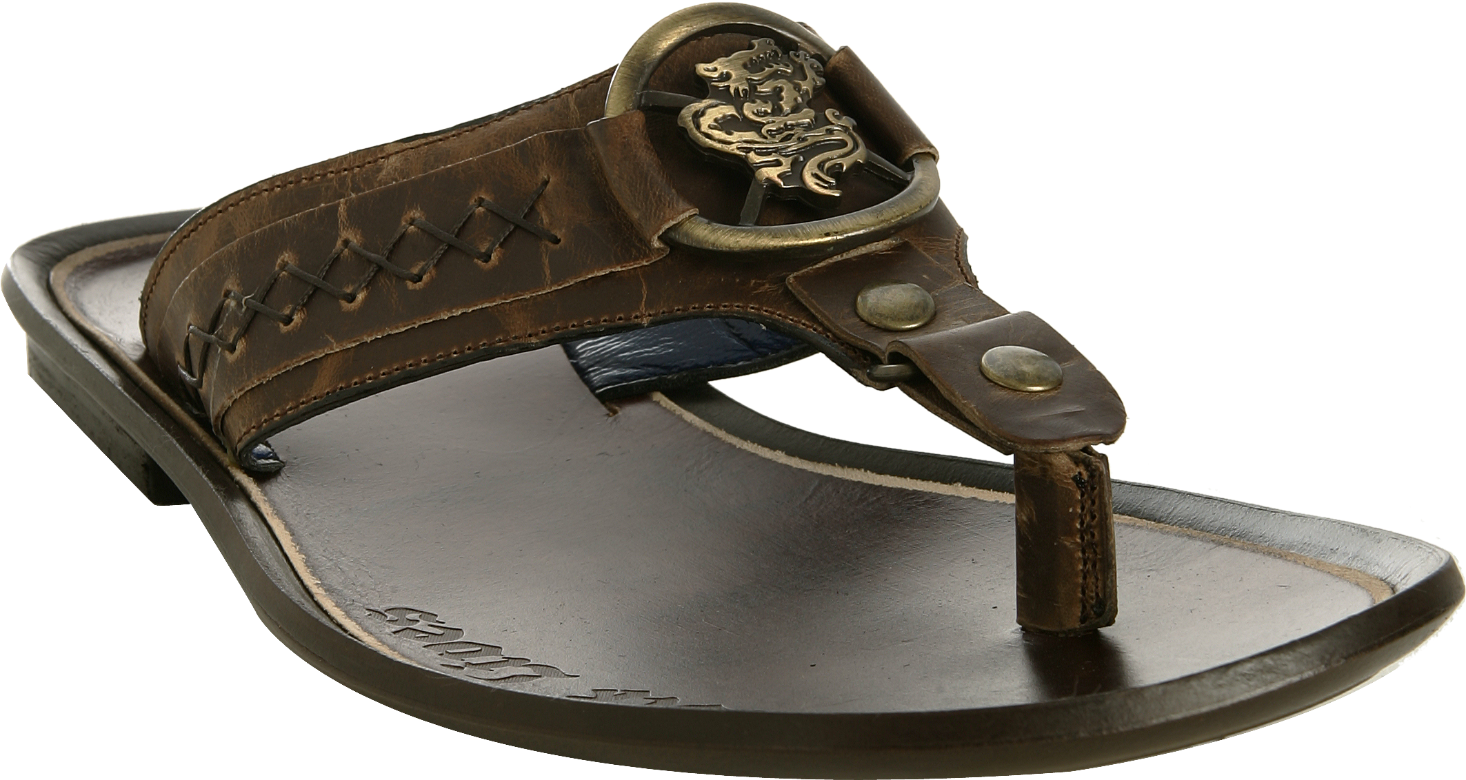 Mark Nason Brown Distressed Leather 'bawrey' Sandals - Mark Nason Mens Sandals (2158x1200)