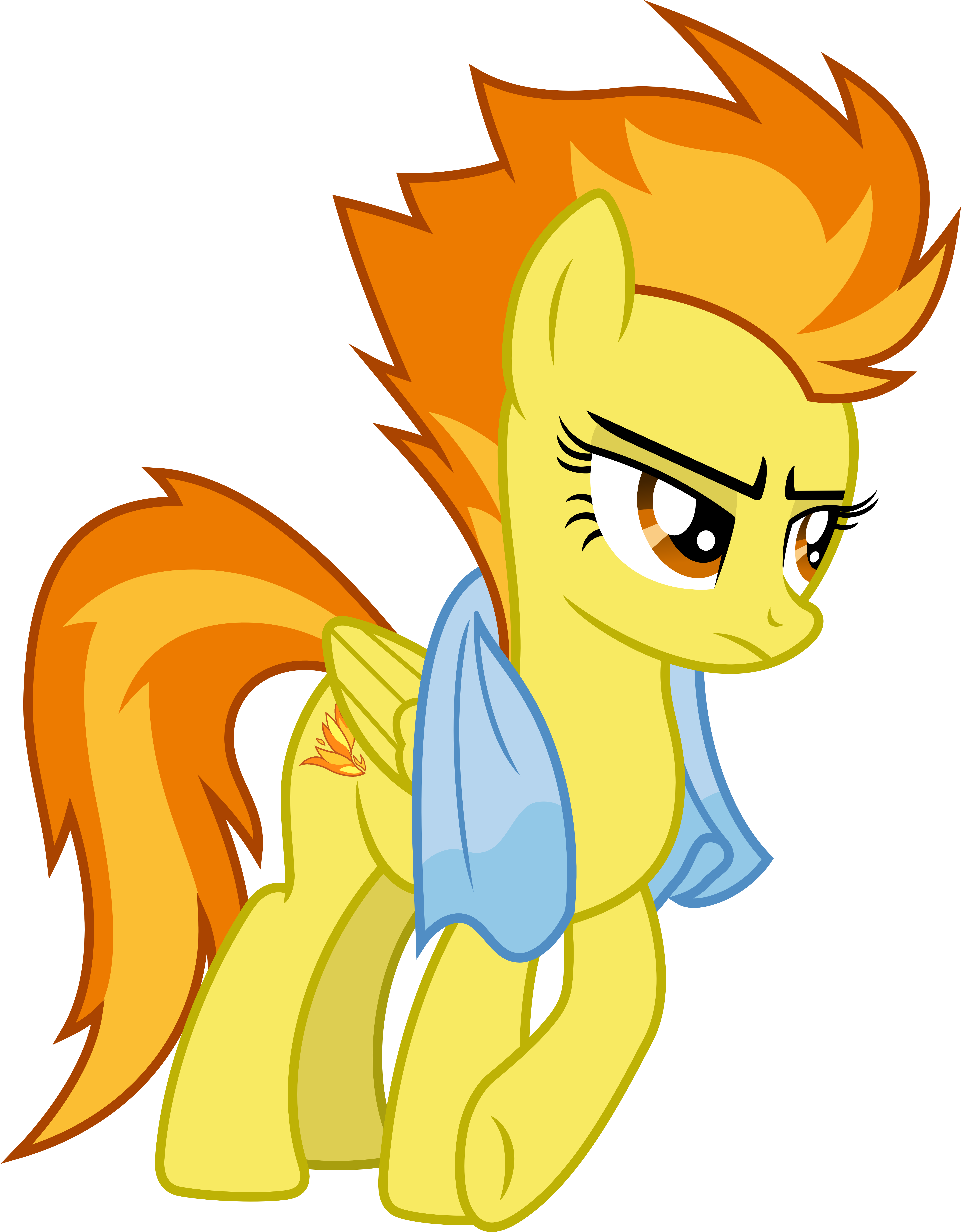 Spitfire With Towel By Chrzanek97 - Спитфайр Пони (5075x6505)