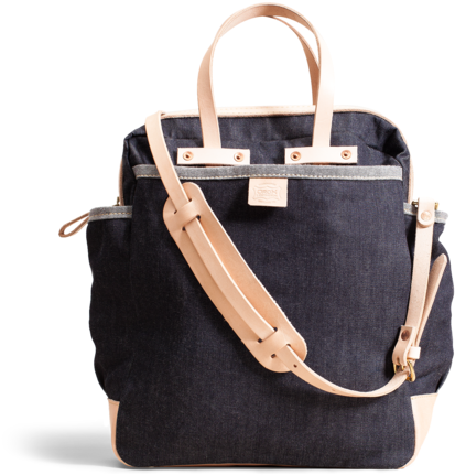 Orox Denim And Vegetable Tanned Leather Carryall - Leather (500x500)