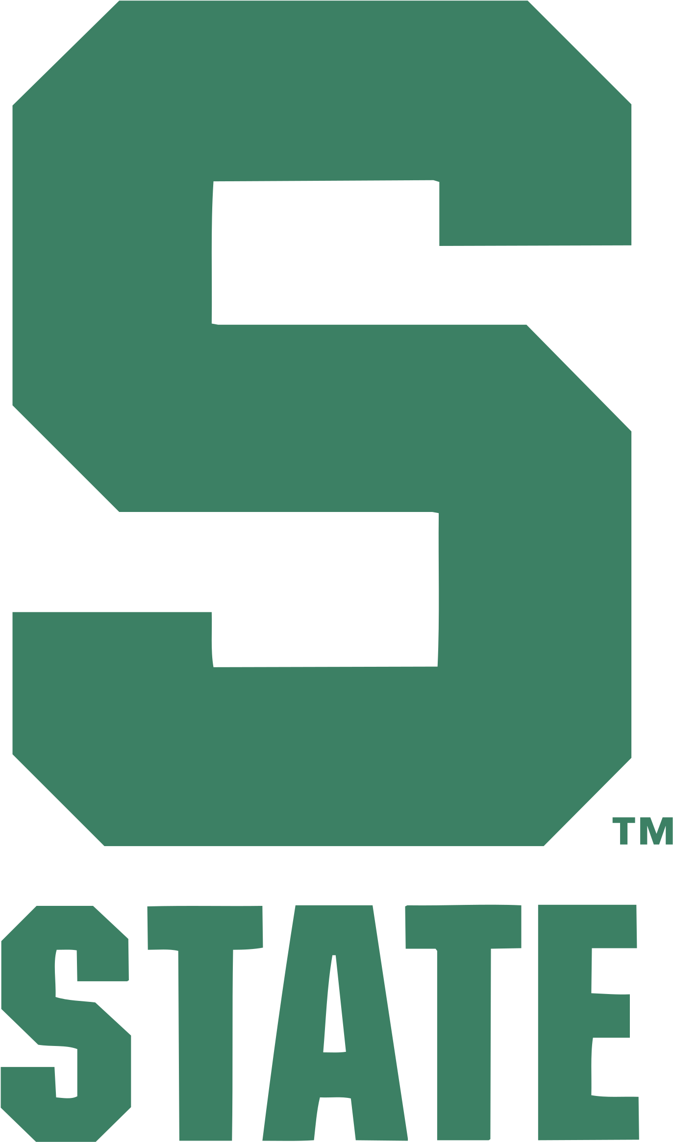Michigan State Spartans Logo Png Transparent - Michigan State University Spartans Drink Coasters, (2400x2400)