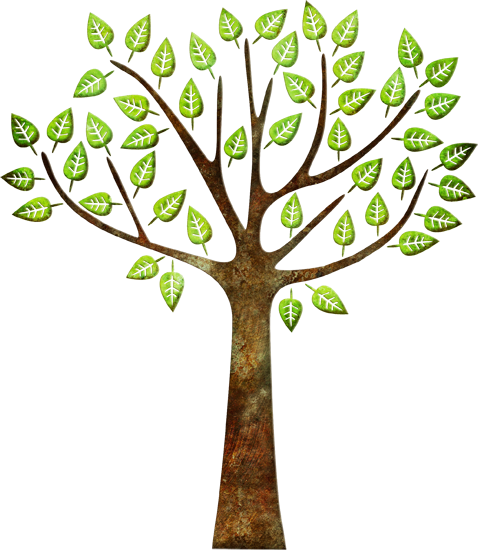 Class Family Tree - Unique Bargains Living Room Tree Pattern Wall Sticker (478x550)