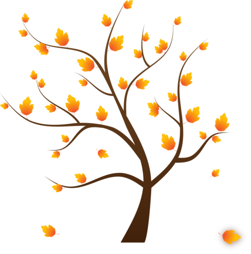 On Abc✓psp✓photo Paint Shop✓corel - Clipart Four Seasons Trees (494x500)