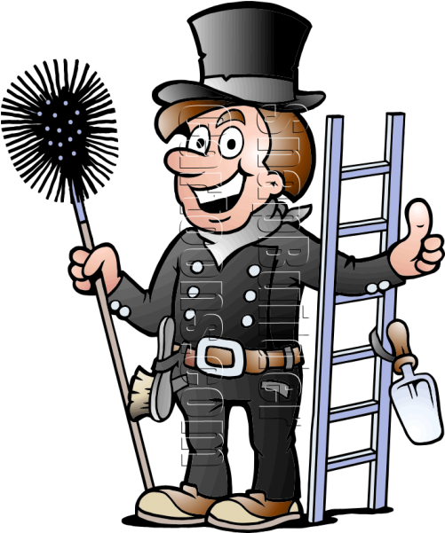 Cartoon Victorian Chimney Sweep (600x600)