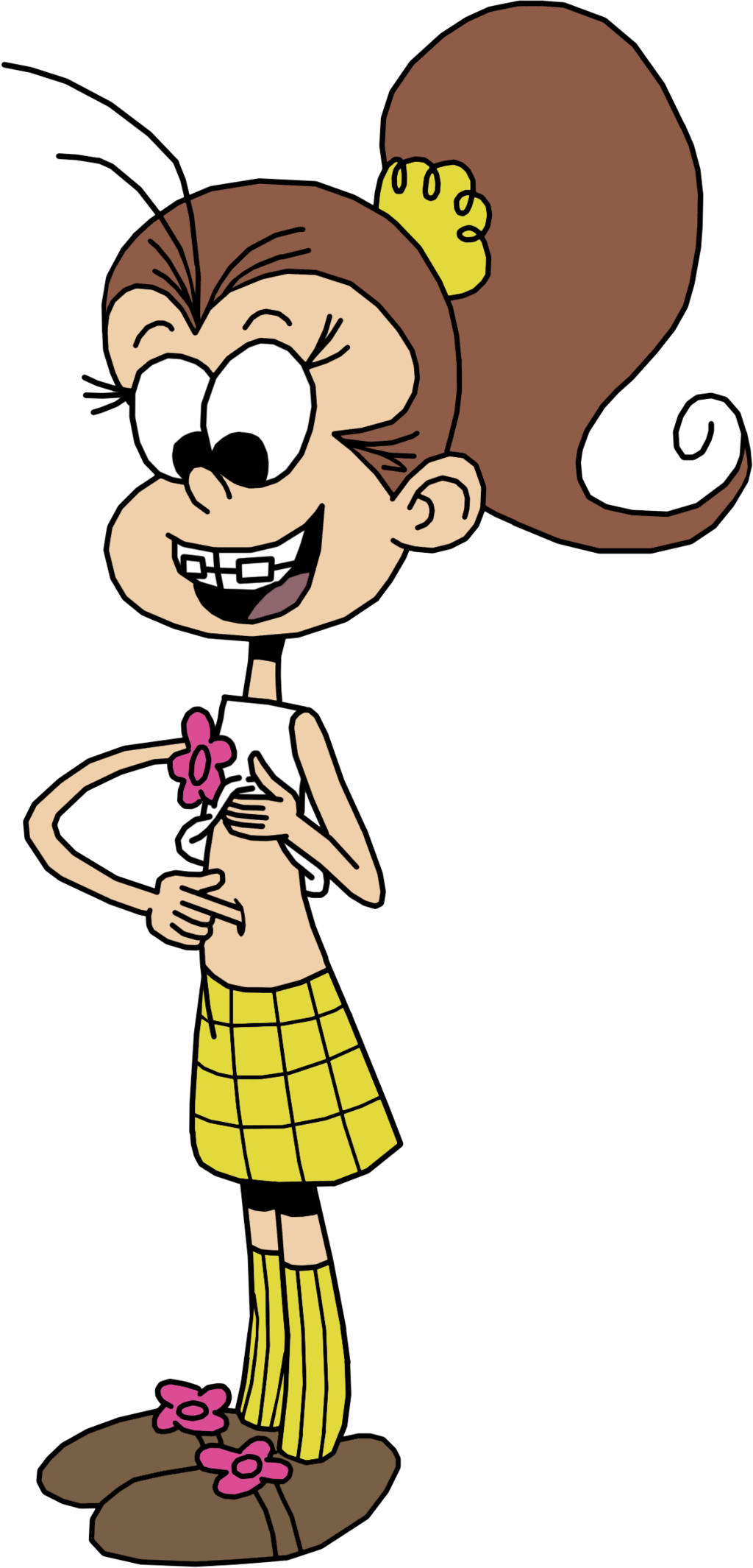 Loud House The Belly Related Keywords Suggestions Loud - Lynn Loud Belly Button (1024x2130)