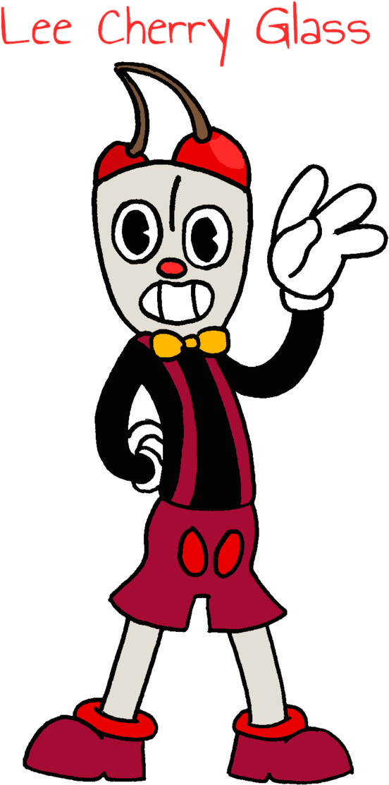 Cuphead Oc Lee Cherry Glass By Lawleyj77 - Cuphead Oc Lee Cherry Glass By Lawleyj77 (692x1154)