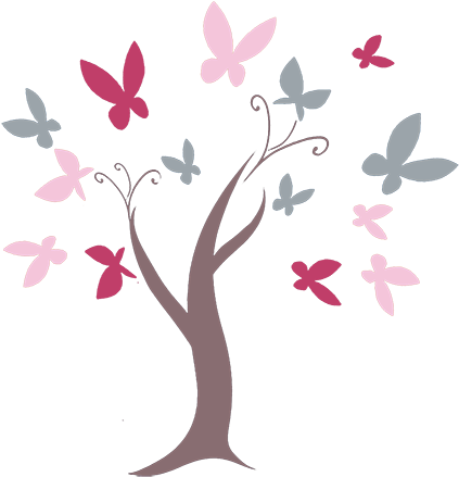 Arbrepapillonrose - Commemorative Plaque (456x500)