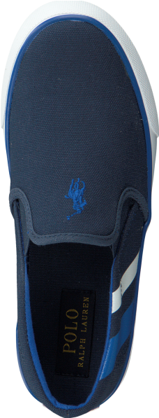 Blue Polo Ralph Lauren Slip On Sneakers Paxon Number - Sneakers (600x600)