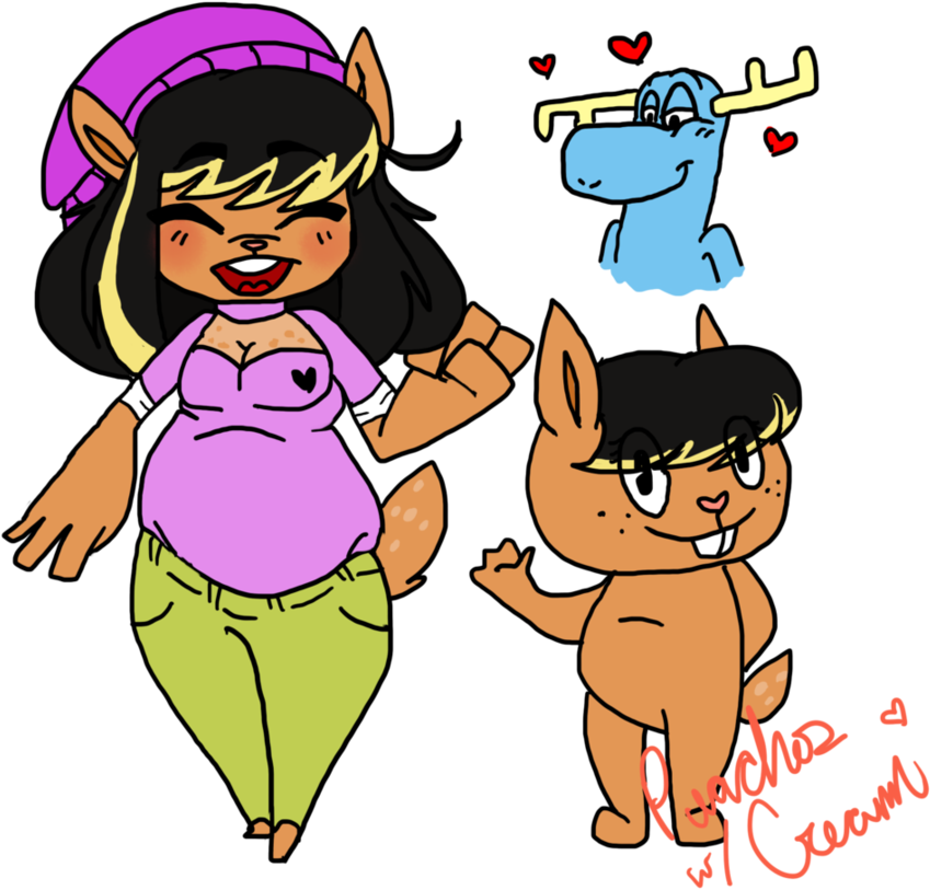 Htf Fancharacter Reference - Cartoon (918x870)