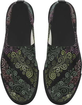 Psychedelic Pastel Apus Slip-on Microfiber Women's - Slip-on Shoe (500x500)