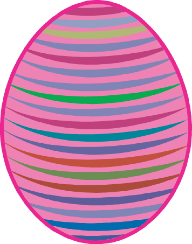 17 Free Easter Egg And Easter Basket Clip Art Designs - Circle (640x814)