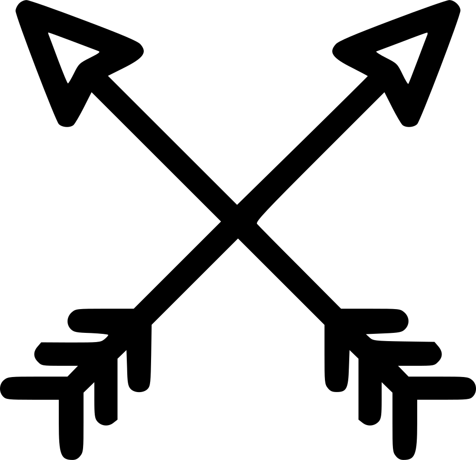 Arrow Arrows Archery Hunting Comments - Bow And Arrow Png (980x948)