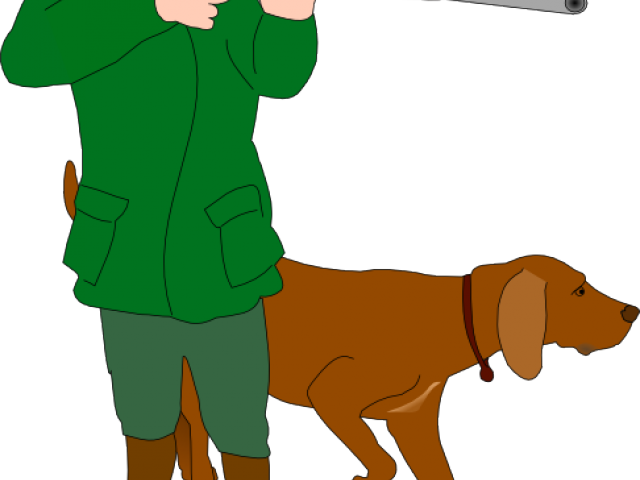 Hunting Clipart Transparent - Caçador Png (640x480)