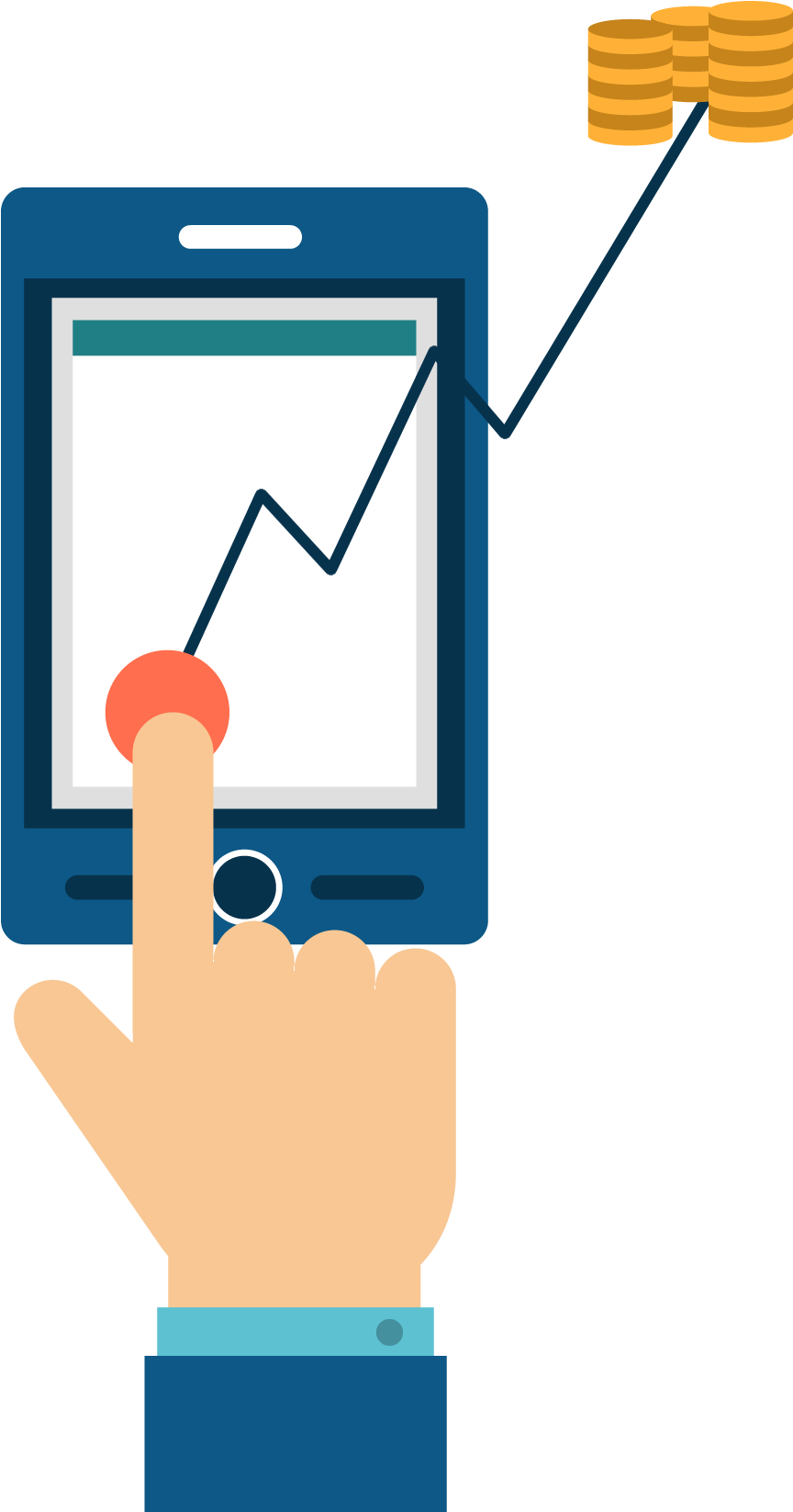 With Our Platform, You Can View Your Investment In - Advertising (913x1730)