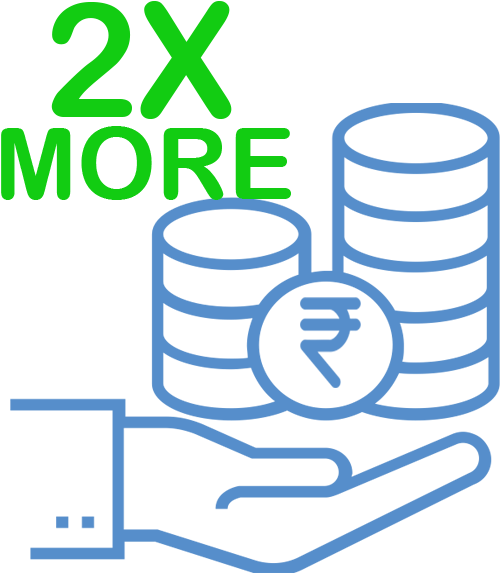 Growth Icon - Returns On Investment Icon (700x601)