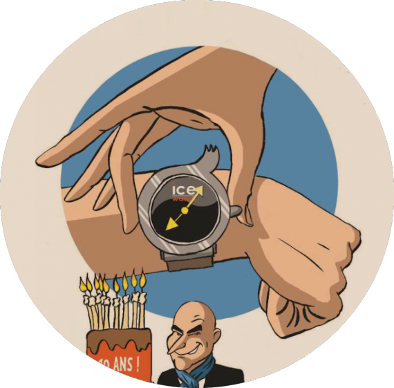 Ice Watch Comment Ice Watch S'est Offert La Plus Belle - Cartoon (570x561)