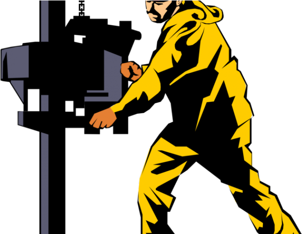Oil Rig Clipart Oil Worker - Oil Rig Clip Art (640x480)